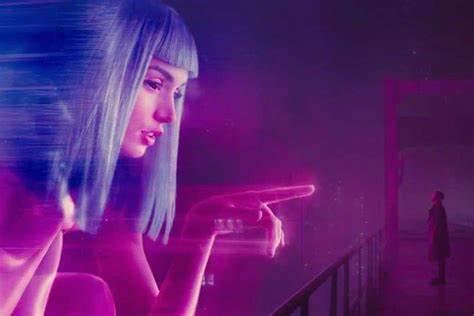 The "human-machine interaction" in "Blade Runner 2049."